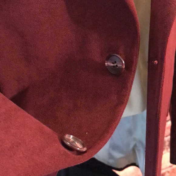 Round tree Ultra suede Coat - Picture 5 of 17